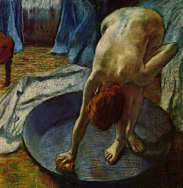 Edgar Degas Woman in the Bath oil painting image